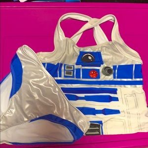 Two piece R2D2 Swimsuit from Disney.
